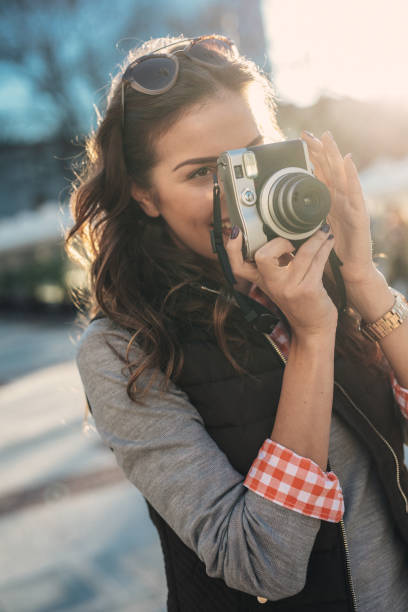 istock Urban female photographer 2194792960
