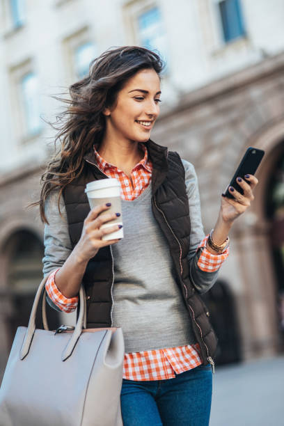 istock Texting in the city 2194792974