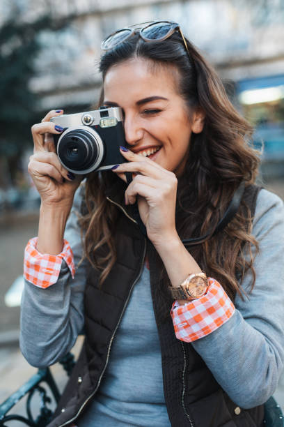 istock Urban female photographer 2194792996