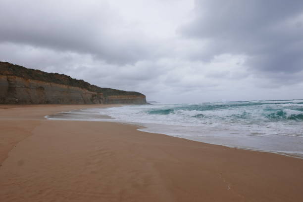 istock Gibson Steps, on the Great Ocean Road, offers stunning coastal views with towering cliffs and beach access to admire two of the Twelve Apostles up close, perfect for photography and exploration. 2194793378