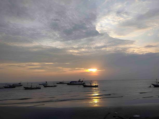 istock Sunset on a fishing boat 2194794217