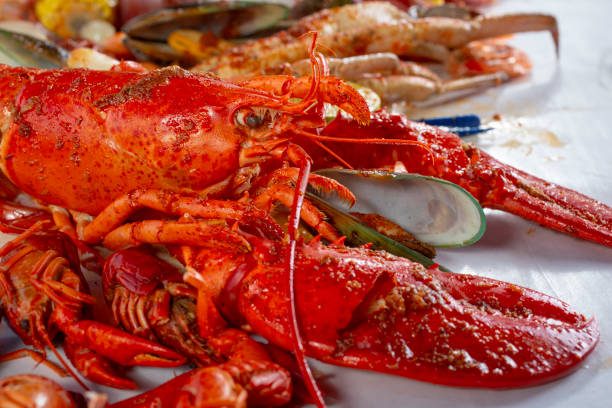 istock steamed lobster, cajun boil 2194798384