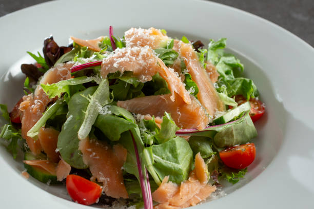 istock smoked salmon salad 2194799333