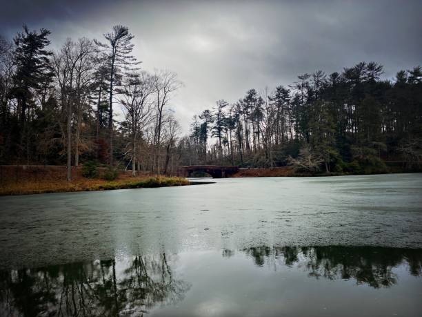 Icey Lake in the Winter