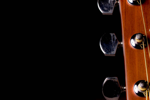 istock guitar neck head close-up with space for text 2194803296