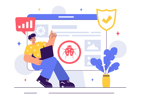 Software Testing Vector Illustration Featuring Application Engineering ...