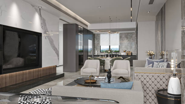 istock Luxurious Modern Living Room Interior Design 2194811175