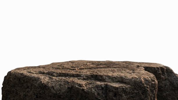 istock Rock isolated on white backgrounds, clipping part 2194811363
