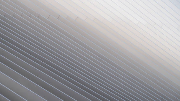 istock Sleek Linear Gradient - Abstract Play of Angled White Stripes and Gentle Shadows, Perfect for Minimalist Design Projects, Architectural Inspirations, or Futuristic Branding Concepts 2194813806