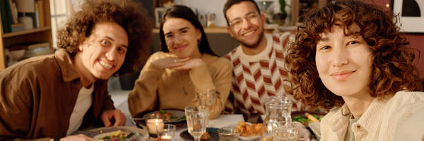 istock Header with Woman Taking Selfie with Friend 2194819104