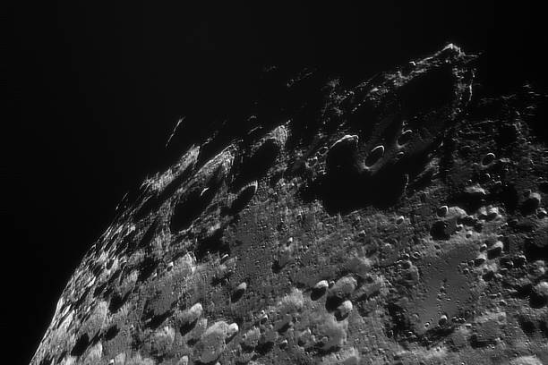 istock Panorama of the lunar surface 2194819609