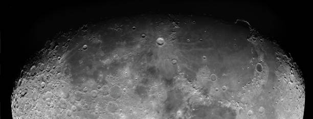 istock Panorama of the lunar surface 2194819615