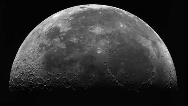 istock Panorama of the lunar surface 2194819622