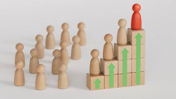 istock Readership,Goal and motivation to success concepts.human performance.challenge and opportunity.Leadership with business success concept.3D rendering on white background. 2194829902
