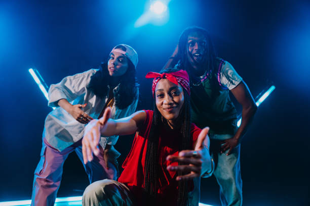 istock Group of hip hop dancer dancing together. 2194830101