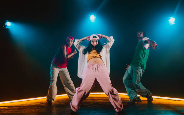 istock Group of hip hop dancer dancing together. 2194830244