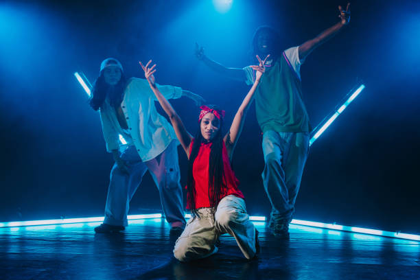 istock Group of hip hop dancer dancing together. 2194830439