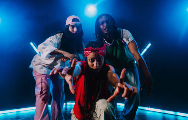 istock Group of hip hop dancer dancing together. 2194830583