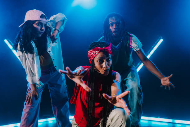 istock Group of hip hop dancer dancing together. 2194830624