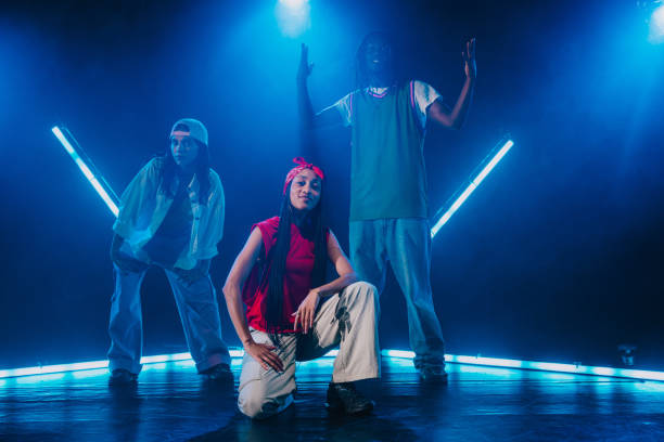 istock Group of hip hop dancer dancing together. 2194831108