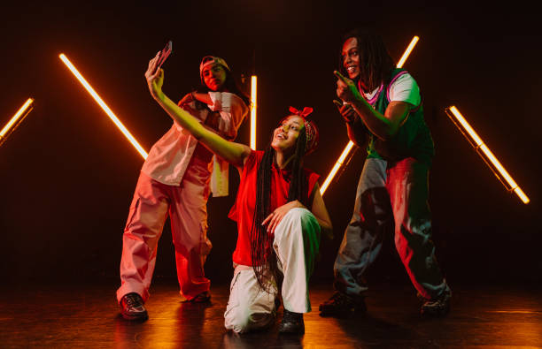 istock Group of hip hop dancer dancing together. 2194831643
