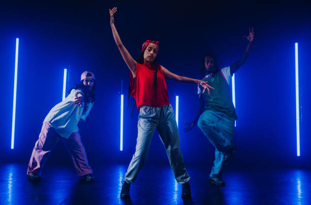 istock Group of hip hop dancer dancing together. 2194831670