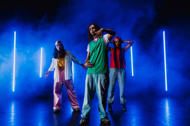 istock Group of hip hop dancer dancing together. 2194831695