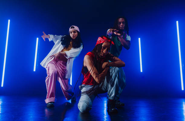 istock Group of hip hop dancer dancing together. 2194831781