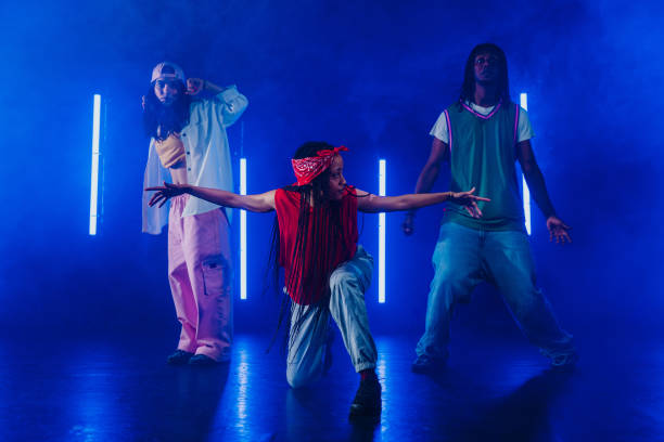 istock Group of hip hop dancer dancing together. 2194831866