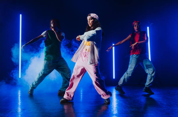 istock Group of hip hop dancer dancing together. 2194831923