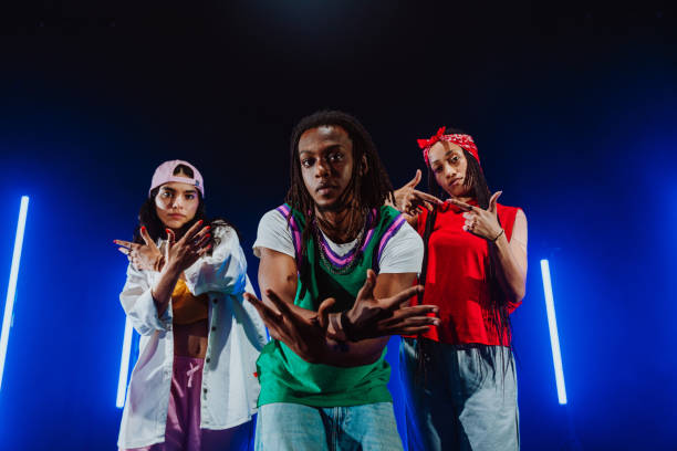 istock Group of hip hop dancer dancing together. 2194832060
