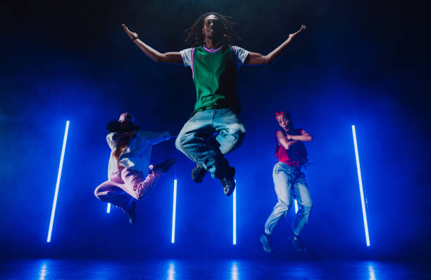 istock Group of hip hop dancer dancing together. 2194832150