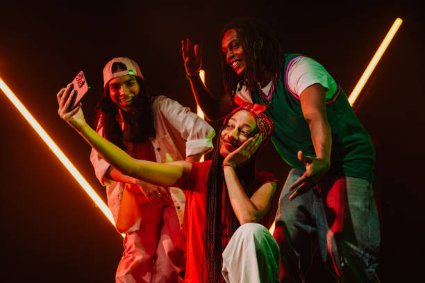 istock Group of hip hop dancer dancing together. 2194832209