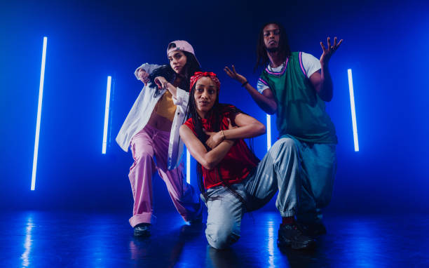 istock Group of hip hop dancer dancing together. 2194832256