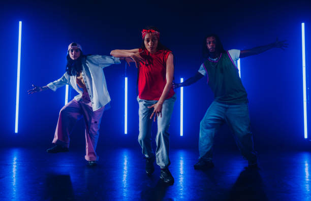 istock Group of hip hop dancer dancing together. 2194832275