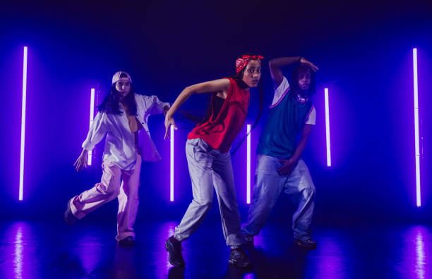 istock Group of hip hop dancer dancing together. 2194832327