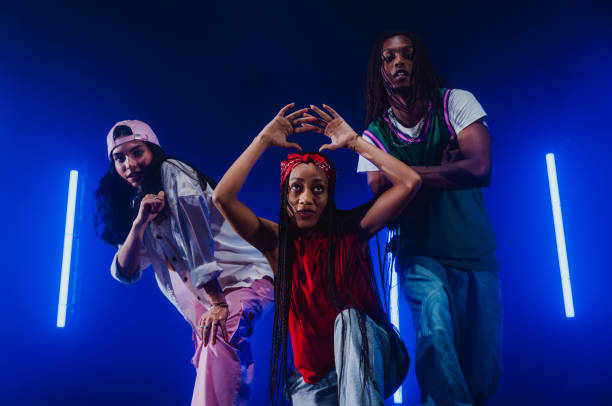 istock Group of hip hop dancer dancing together. 2194832400
