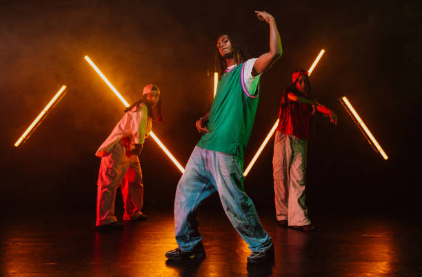 istock Group of hip hop dancer dancing together. 2194832487