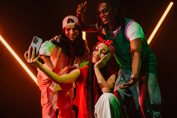 istock Group of hip hop dancer dancing together. 2194832557