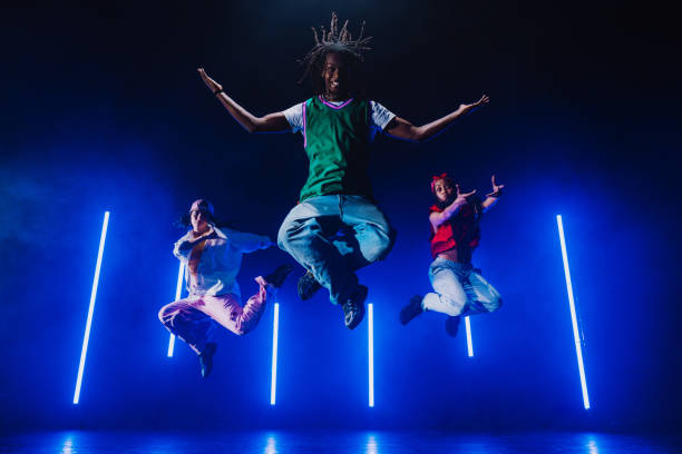 istock Group of hip hop dancer dancing together. 2194832565