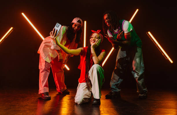 istock Group of hip hop dancer dancing together. 2194832573