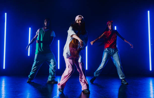 istock Group of hip hop dancer dancing together. 2194832597
