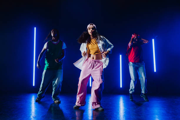istock Group of hip hop dancer dancing together. 2194832637