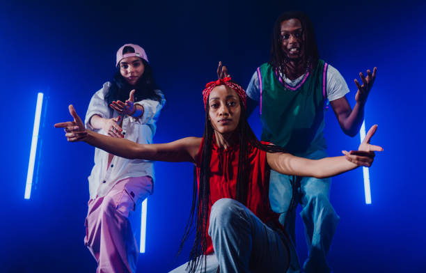 istock Group of hip hop dancer dancing together. 2194832711