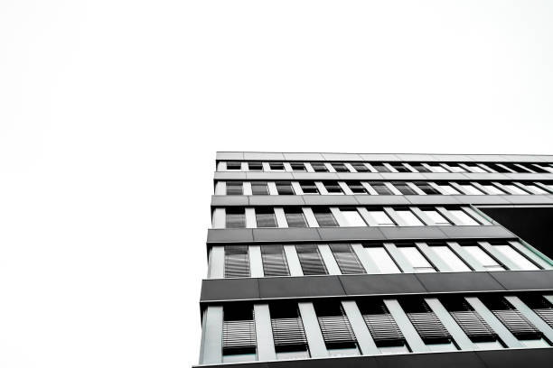 View of a building in Duisburg. Modern architecture.