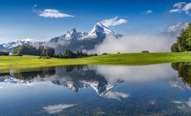 istock A reflection of Watzmann mountain in the water 2194837430