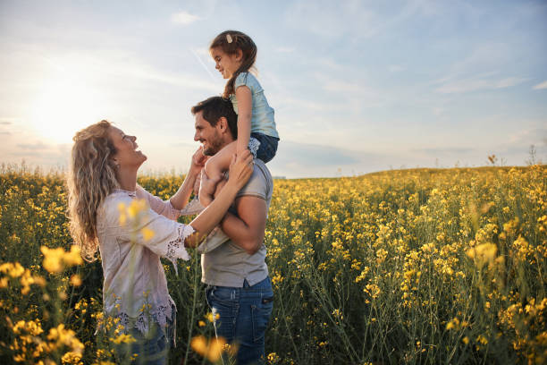 istock Young family enjoying nature 2194846521