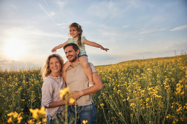istock Young family enjoying nature 2194847336