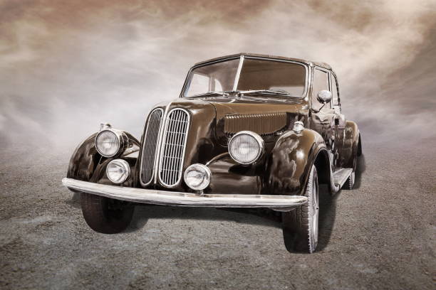 Northumberland, United Kingdom- September ,25 , 2025: Austin hidden retro car abandoned in nature in Nothumberland