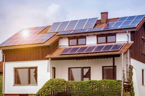 istock Residential Solar Panel Photovoltaic Station 2194861761
